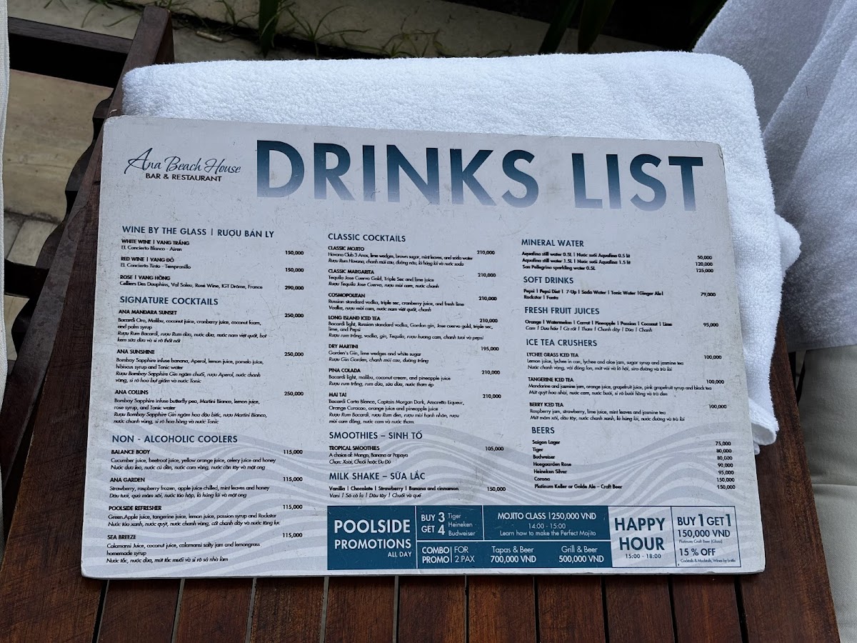 Menu Ana Beach House Restaurant-1