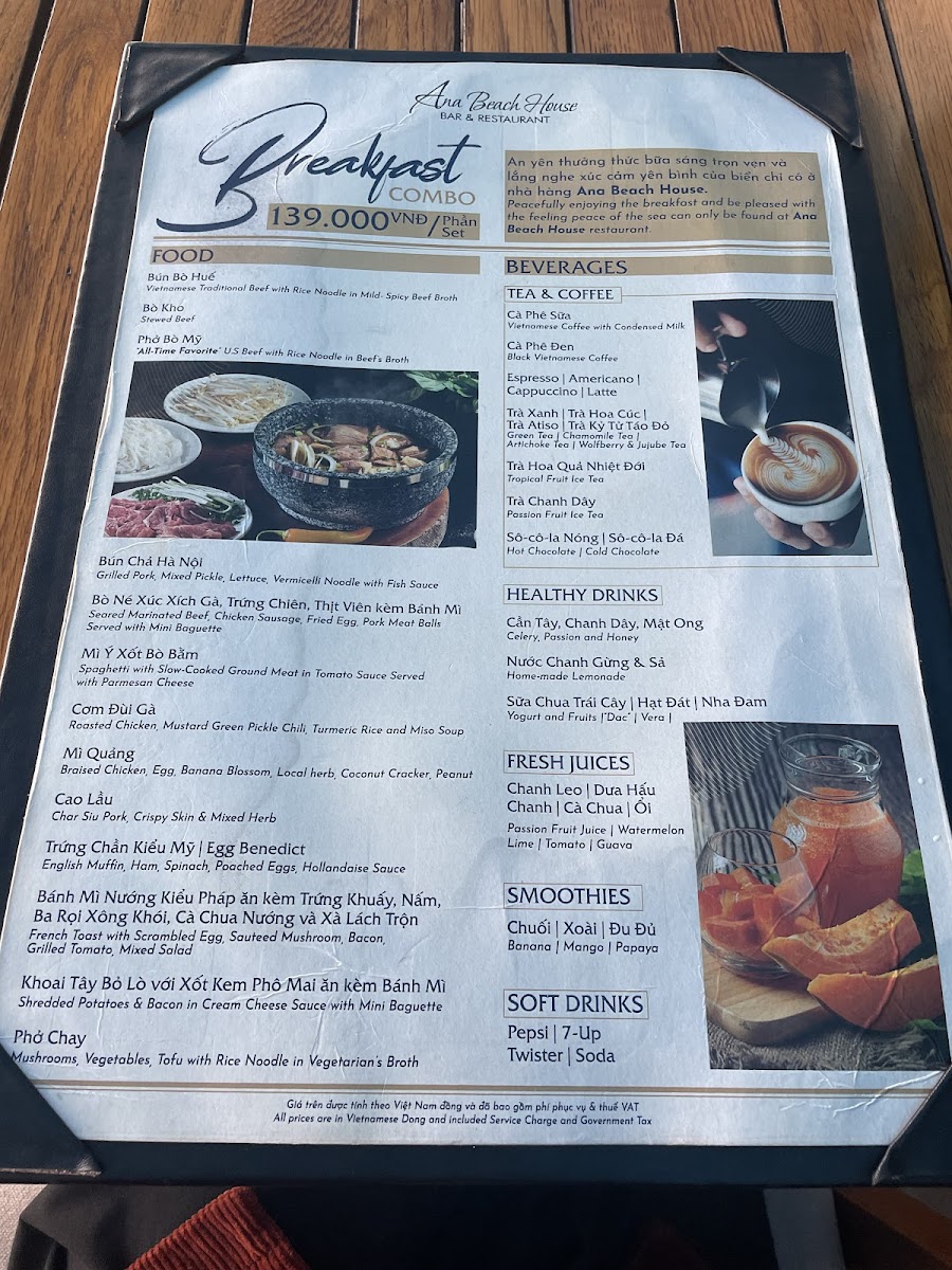 Menu Ana Beach House Restaurant-9